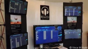 The RiscDJ display
