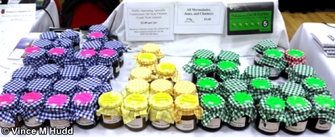 A selection of jams and chutneys from Tasty Treats at RISC OS Southwest 2017
