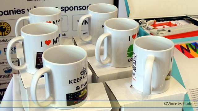 The Midlands User Group - sorry, no, wrong type of mug. Mugs from the North West Computer Museum at Wakefield 2022