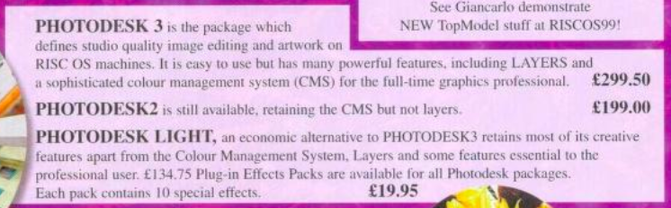 An extract from a Spacetech advertisement - Acorn User, December 1999