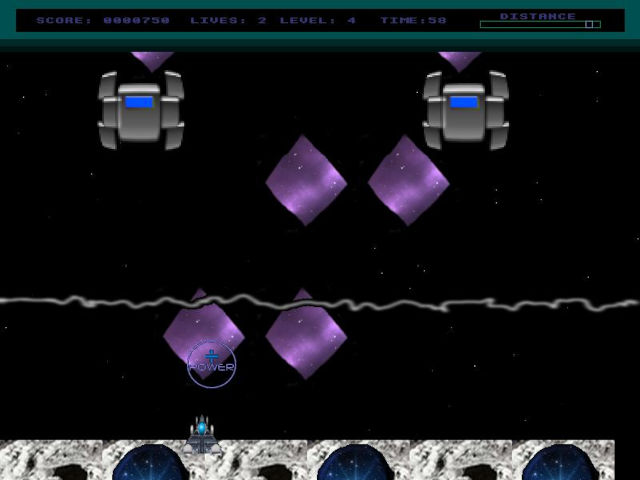 A screen grab from level 4 of AMCOG's TIMERUN