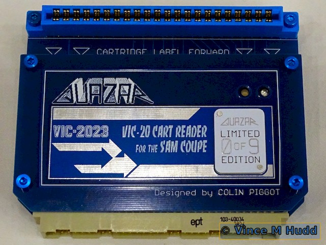 A VIC-20 cartridge interface for the SAM Coupé at Wakefield 2023