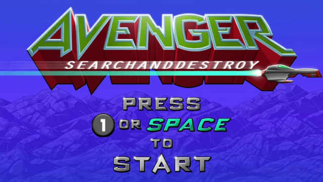 Avenger title/menu screen