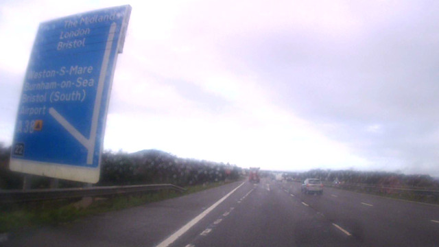 Exit the M5 at Junction 22, and towards Bristol on the A38