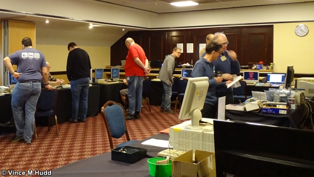 And a fairly quiet moment in the Retro room at Wakefield 2019