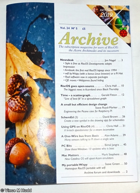 Issue 24:5 of Lesser-spotted Archive Magazine at London 2019