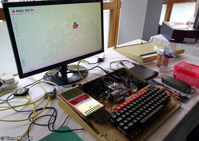 A Raspberry Pi in disguise as a BBC Micro at London 2019