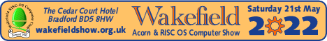 RISC OS Wakefield Show banner